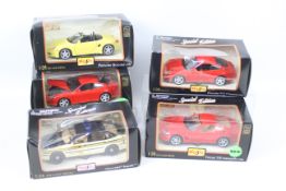 Maisto - 5 x boxed 1:24 scale Special Edition die-cast Maisto vehicles - Lot includes a #31211