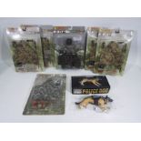 Dragon - Red Team - A collection of boxed and carded accessories suitable for 1:6 scale action