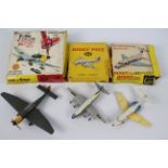 Dinky Toys - Three boxed Dinky Toys diecast model aircraft.
