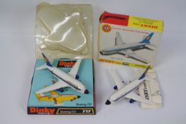 Dinky Toys - A pair of Dinky Toys #717 Boeing 737.