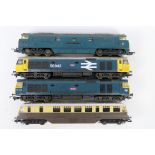 Lima - 4 x unboxed OO gauge locomotives, a GWR Railcar op number 22,