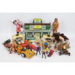 Marx - Mattel - LJN - Others - A collection of vintage toys and action figures.