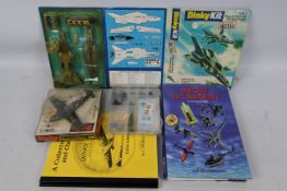 Dinky Toys - Others - A mixed lot that includes a boxed Dinky #726 Messerschmitt Bf109E in green -