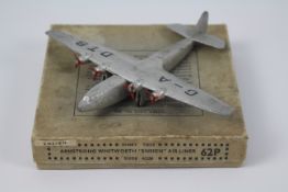 Dinky Toys - A boxed Dinky #62p Armstrong Whitworth 'Ensign' Air Liner.