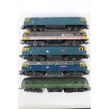 Hornby - 5 x unboxed OO gauge Class 47 locomotives, 47487 in Intercity livery,
