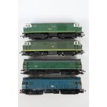 Hornby - 4 x unboxed OO gauge locomotives,
