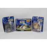 Star Wars - Hasbro - Galoob - Episode 1 - A selection of 3, carded , Galoob Mini Scenes.