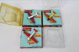 Dinky Toys - Three boxed Dinky Toys #710 Beechcraft S35 Bonaza.