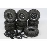 Duratrax - Four unboxed Duratrax C£ Deep Woods CR RC tyres (dimensions Outer:120 mm Inner: 1.