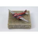 Dinky Toys - A boxed Dinky #62K 'The Kings Aeroplane'.