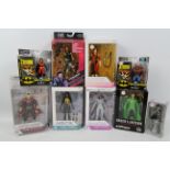 DC Collectibles - A boxed collection of various action figures from a variety of DC ranges in