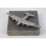 Dinky Toys - A boxed Dinky #62g Boeing 'Flying Fortress' Monoplane.