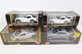 Maisto - 4 x 1:18 scale cars. G.