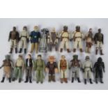 Star Wars - Kenner - Hasbro - LFL - A squad of 18 loose vintage Star Wars 3.75" action figures.