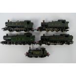 Hornby - 5 x OO gauge steam locos, a 2-6-2 Class 61XX number 6110, an 0-6-2 Class 56XX number 6697,