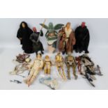 Star Wars - Hasbro - LFL - A group of 9 loose Star Wars 12"and similar action figures,