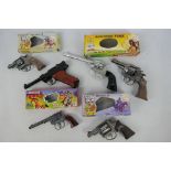 Lone Star - Joal - 4 x boxed and 2 x unboxed cap guns, Puma Revolver, Revolver 36, Revolver 33,