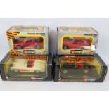 Bburago - 2 x 1:25 & 1:24 scale cars, Mercedes 190E #0105, Porsche 959 Turbo #0603,