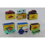 Matchbox - Lesney - Moko - Six boxed Matchbox Regular Wheel model vehicles.