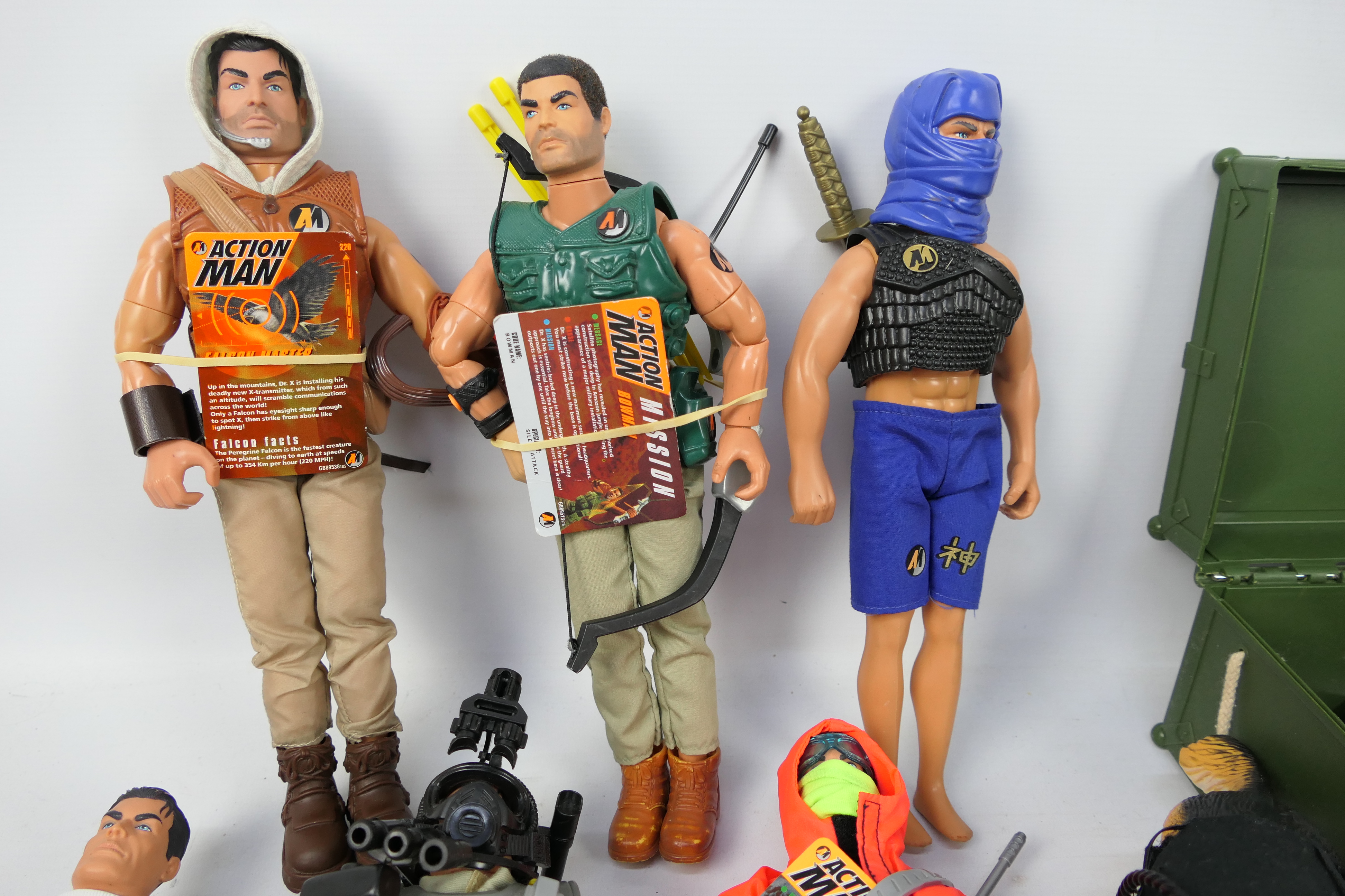 Hasbro - Action Man - 8 x unboxed action figures including Power Arm Ninja, Special Forces, - Image 2 of 6