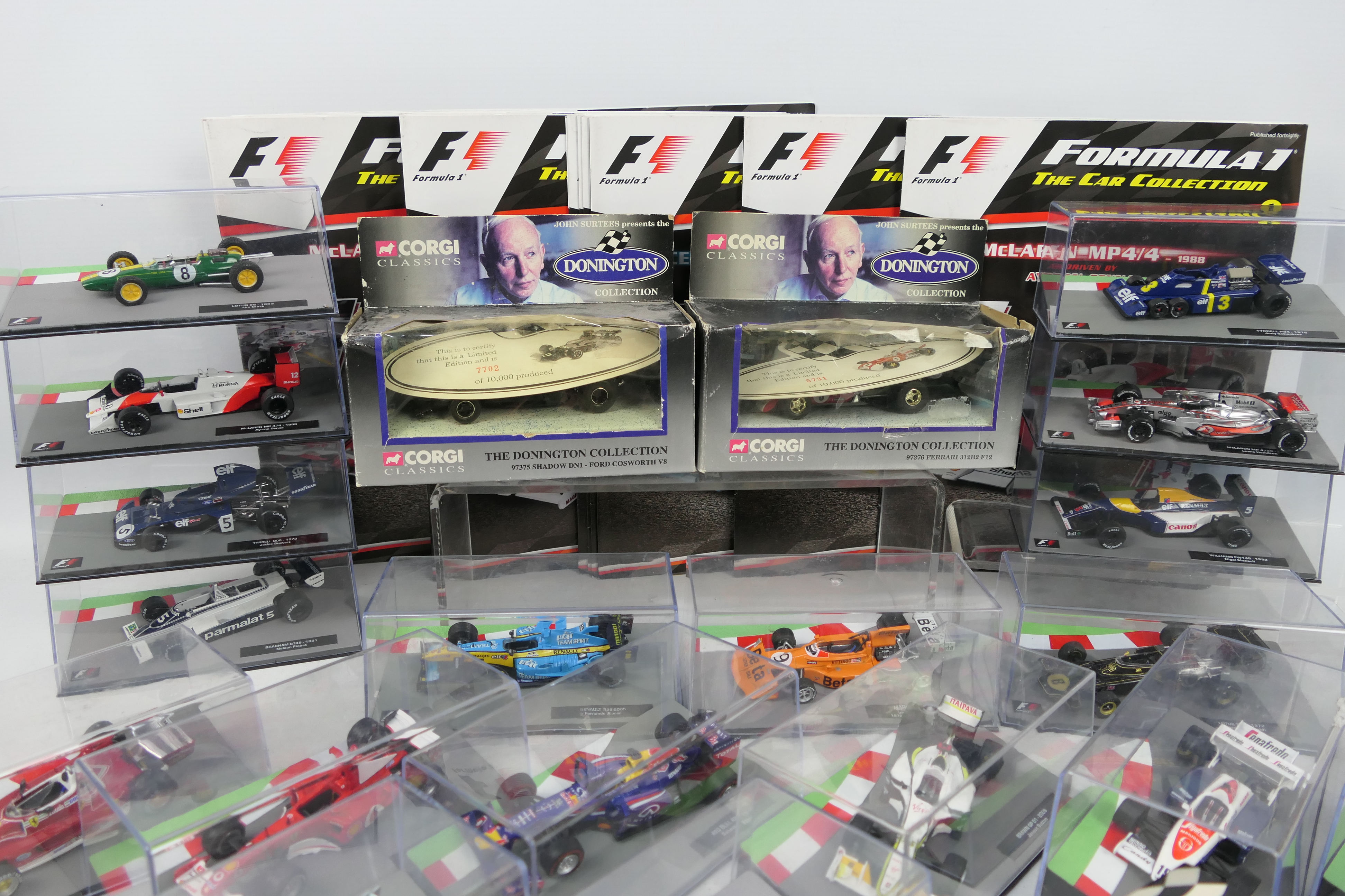 Panini F1 Car Collection - Corgi - Minichamps - A collection of 18 Formula One cars in 1:43 scale - Image 2 of 5