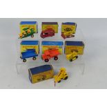 Matchbox - Lesney - Moko - Seven boxed Matchbox Regular Wheel model vehicles.