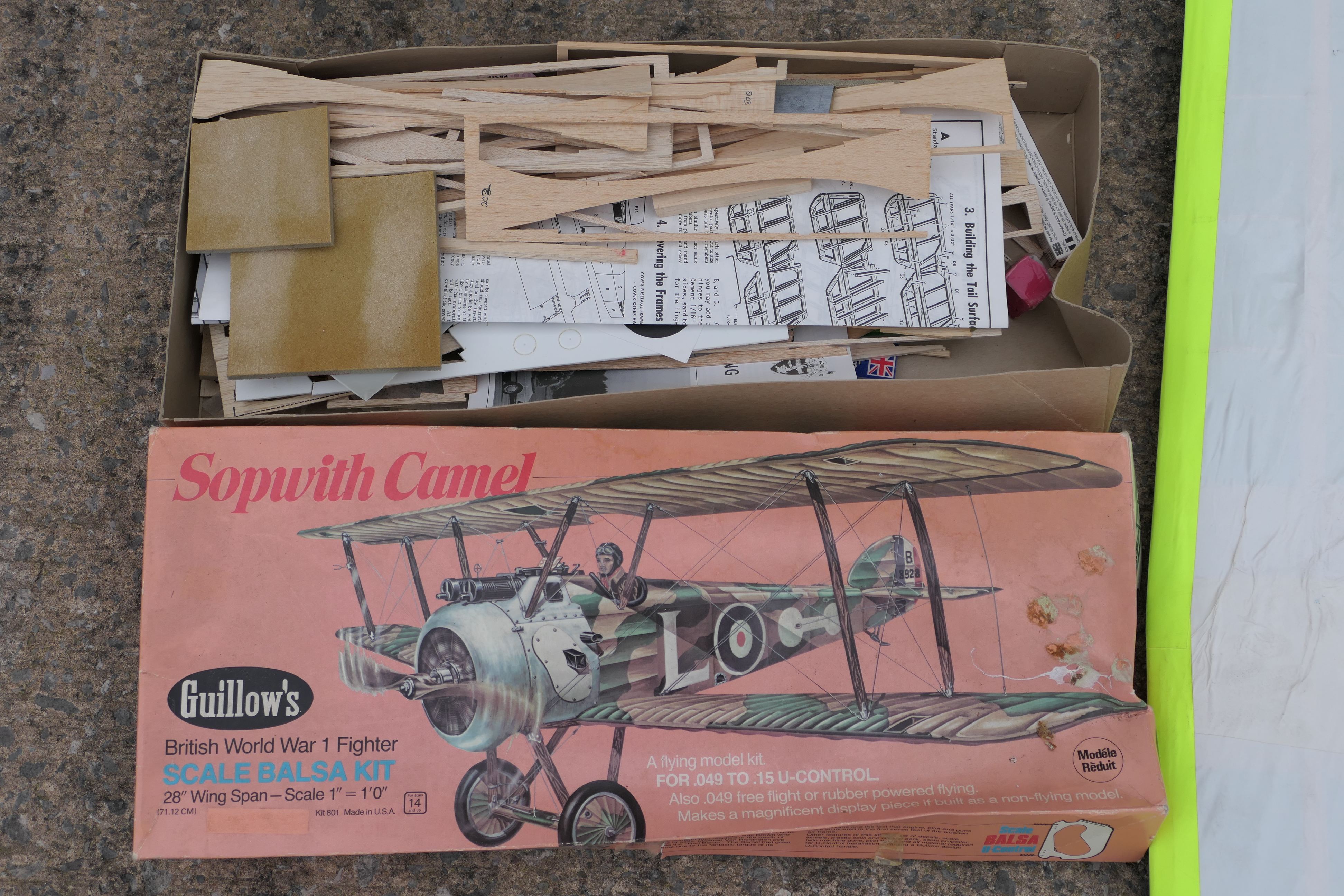 Dynaflite, Guillow's - A part built wooden Dynaflite 'Cessna Trainer' aircraft model. - Image 5 of 6