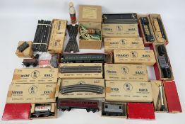 TTR Trix - A collection of 12 x boxed track sections, 5 x boxed wagons,