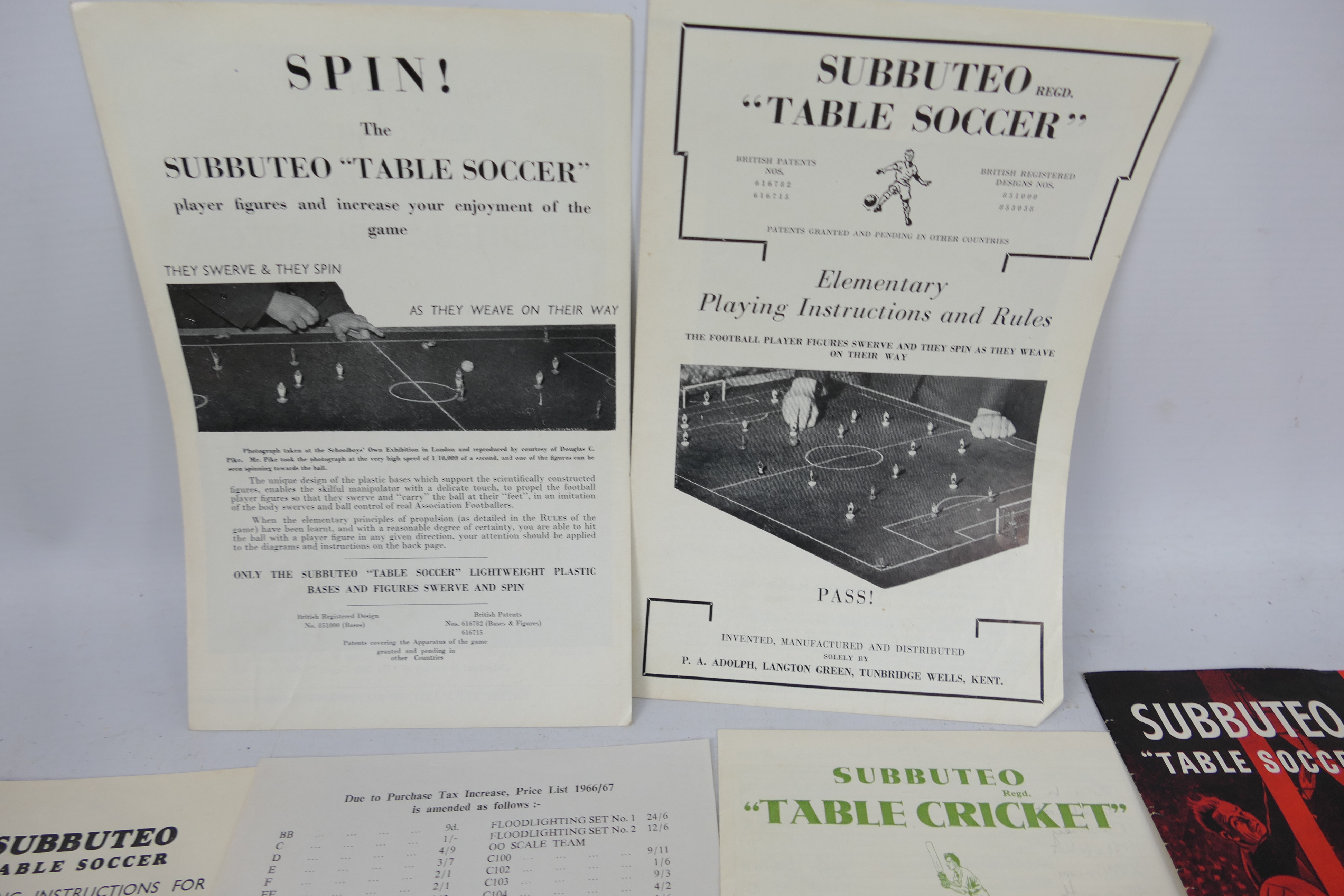 Subbuteo - 2 x boxed sets, a 1960s Continental set and a 1980s set. - Image 16 of 16