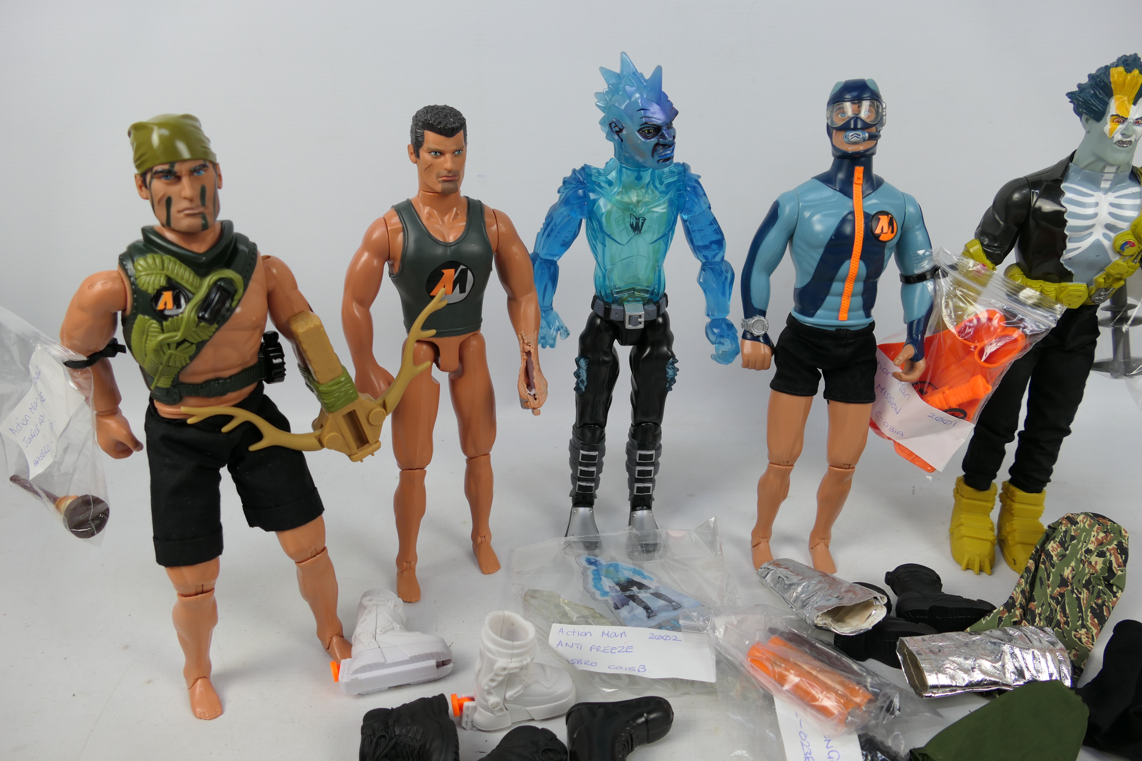 Hasbro - Action Man - 6 x figures from 2001/2 including Action Man, Tempest, Anti Freeze and more. - Image 2 of 4