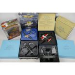 Corgi - Oxford - 5 x boxed aircraft models in 1:72 and 1:144 scale including Beechcraft Model 18 U.