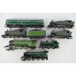 Triang - Others - Seven unboxed OO gauge locomotives.