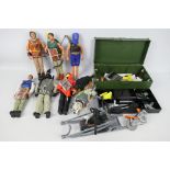 Hasbro - Action Man - 8 x unboxed action figures including Power Arm Ninja, Special Forces,