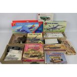 Airfix - Aurora - Frog - Others - A group of part-built / incomplete boxed plastic models kits in