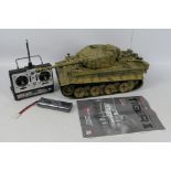Heng Long - An unboxed 1:16 scale German Tiger I Early Production radio controlled battle tank.