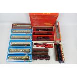 Hornby - Airfix - Triang - A rake of mainly boxed OO gauge passenger and freight rolling stock.