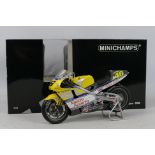 Minichamps - A boxed Honda 2000 NSR 500 Team Nastro Azzuro bike in 1:12 scale # 006146.