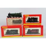 Hornby -- Four boxed OO gauge steam locomotives.