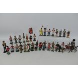 Hinton Hunt - Britains - GBE - Rose Miniatures - A collection of 45 x mostly painted metal figures