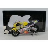 Minichamps - A boxed Honda 2001 NSR 500 Team Nastro Azzuro bike in 1:12 scale # 016146.