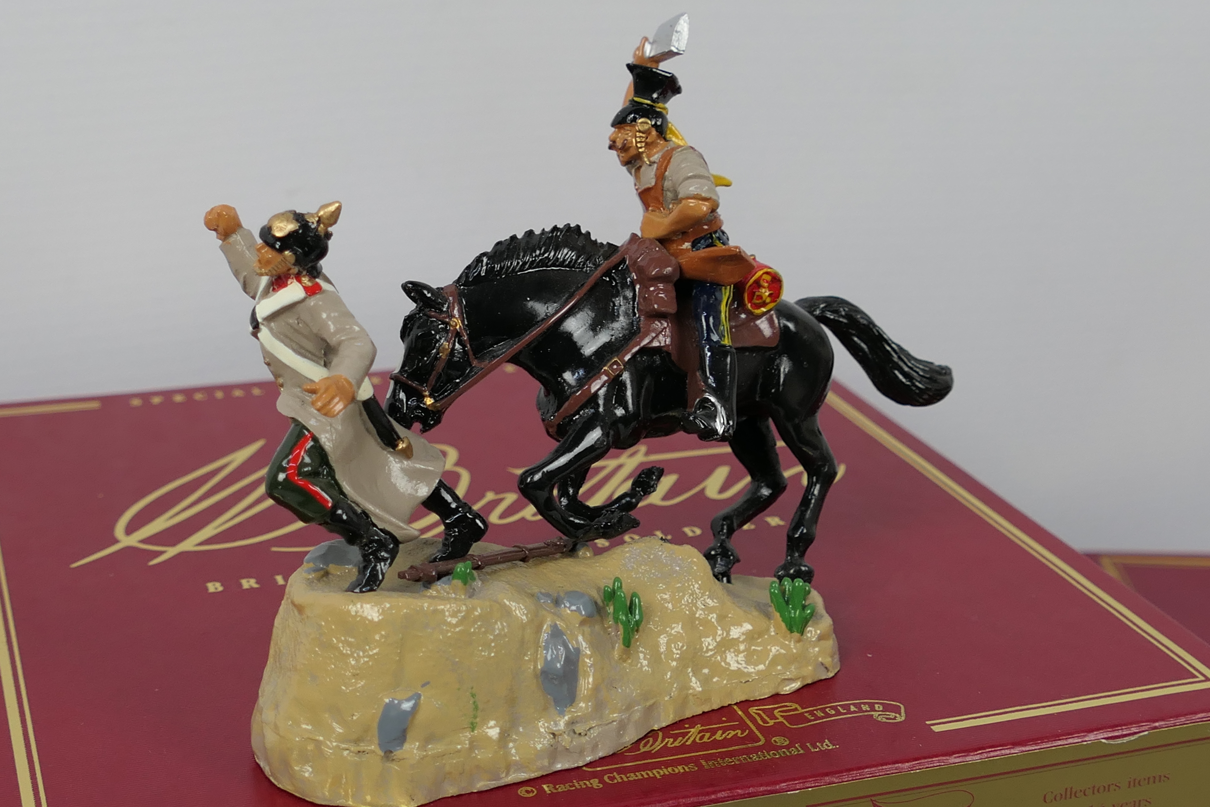 Britains - 3 x boxed sets of Crimean War Series figures, Scots Grey Duals 11th Hussars # 00170, - Image 3 of 6
