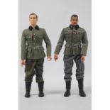 Dragon - Two unboxed Dragon 1:6 scale WW2 German Wehrmacht officer action figures.