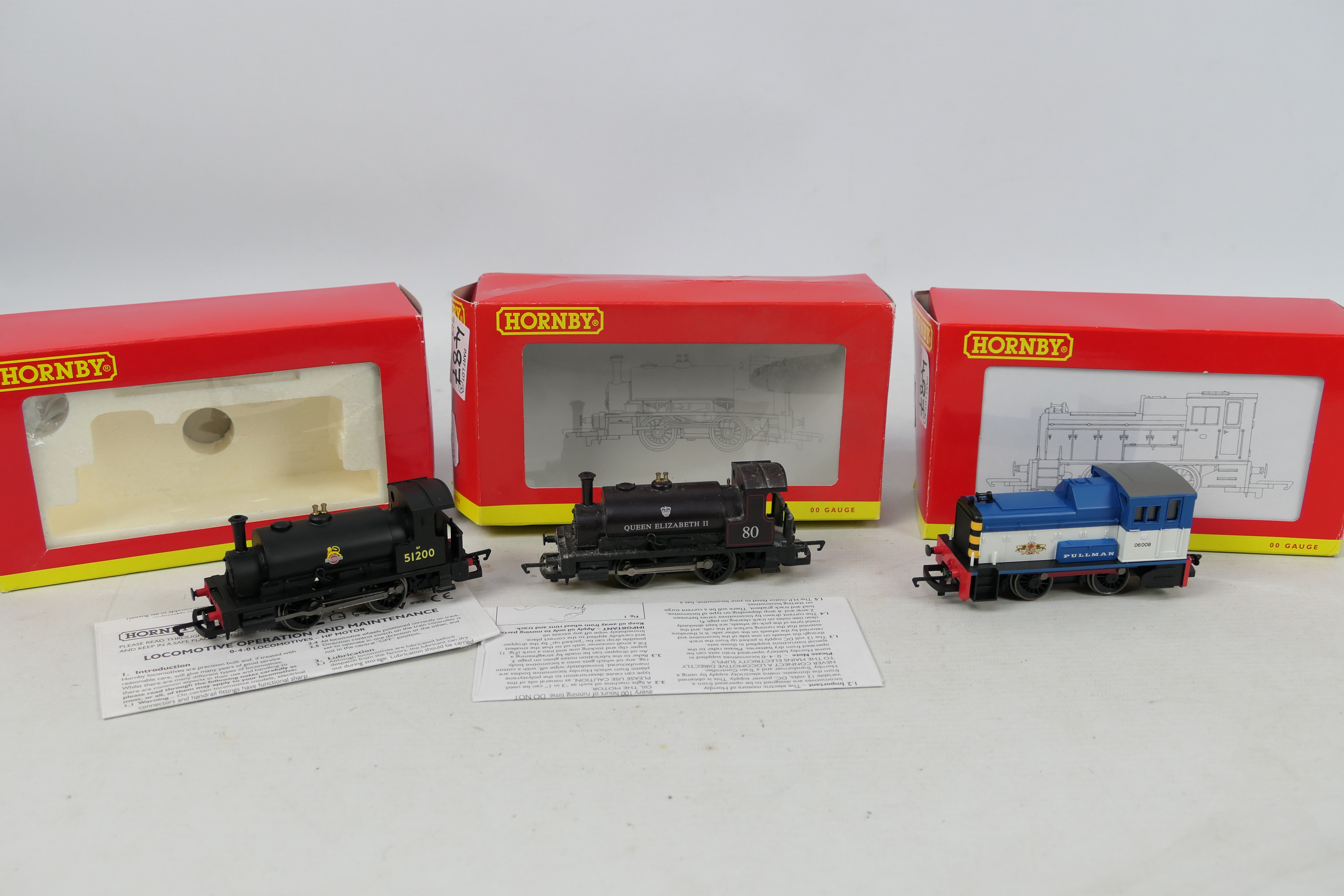 Hornby - Three boxed Hornby OO gauge locomotives.