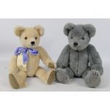 Big Softies - 2 x bears by Lyle, they stand 36 cm tall with stitched noses and leather pads.