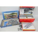 Hornby Railways - Suspension Bridge - Diesel Maintenance Depot - Elevated Track Supports.