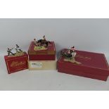 Britains - 3 x boxed sets of Crimean War Series figures, Scots Grey Duals 11th Hussars # 00170,