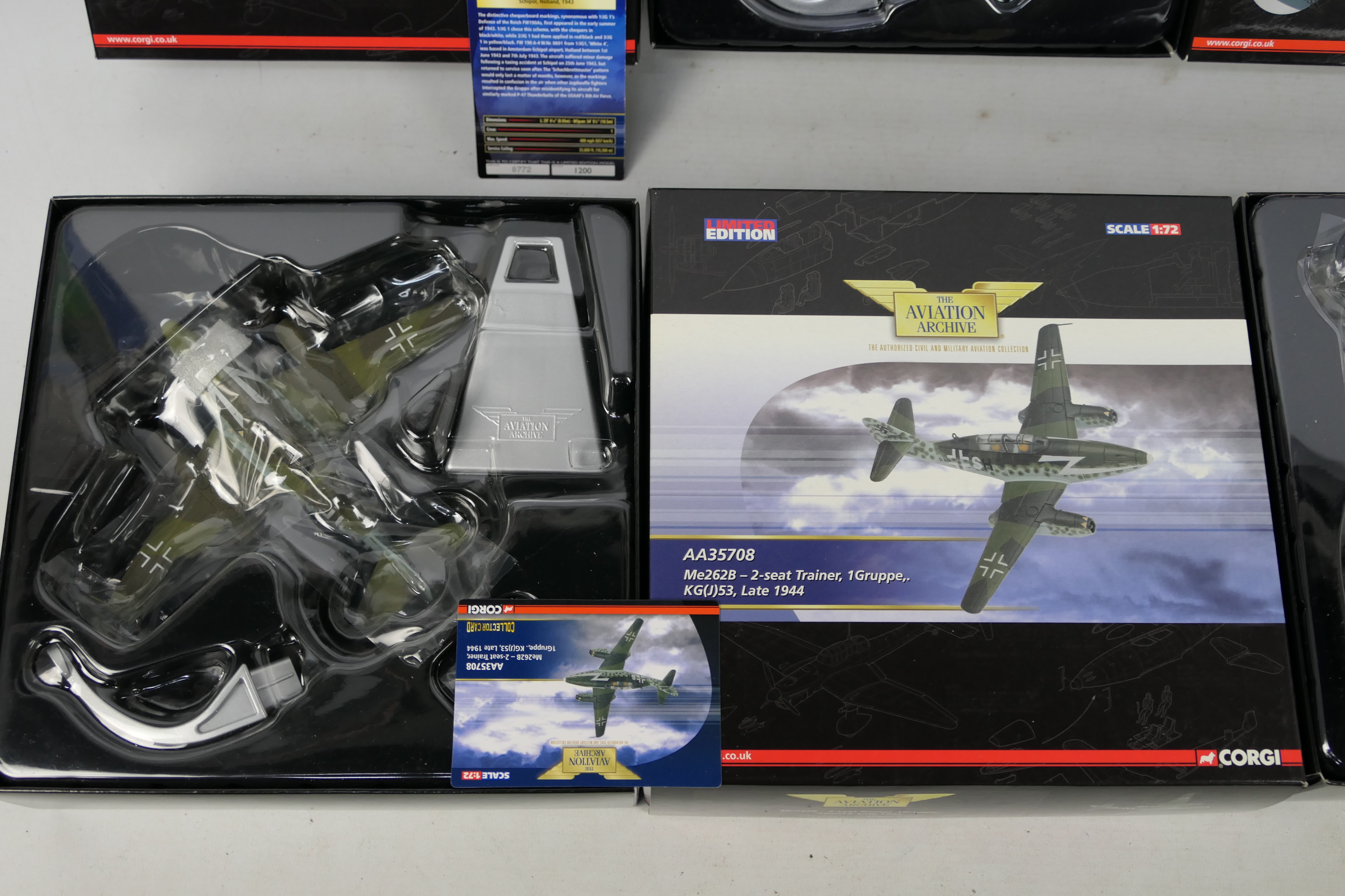 Corgi Aviation Archive - 4 x boxed limited edition aircraft in 1:72 scale including Spitfire PRXIX - Image 4 of 5