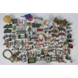 Britains - Charbens - Others - A collection of l;oose mainly Britains painted farm figures,