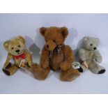 Little Folk - Bransgore Bears - Russ Teddy Bears - 3 x bears,