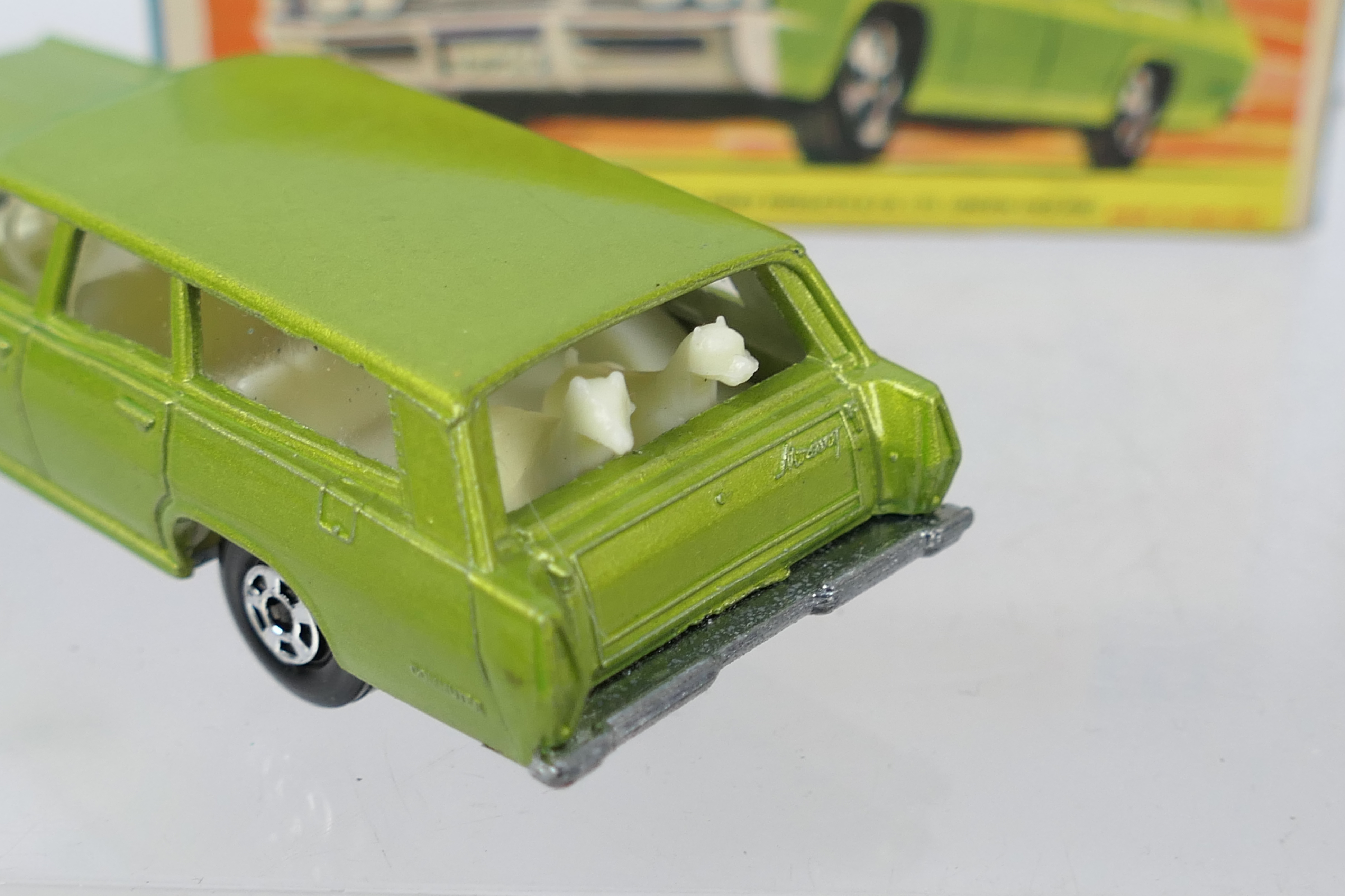 Matchbox - Lesney - Moko - Two boxed Matchbox Superfast #73 Mercury Commuter (metallic lime green, - Image 4 of 5